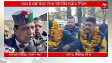 भाजपा के प्रदर्शन से पहले स्वास्थ्य मंत्री ने किया सोलन सुबाथू सड़क मार्ग का निरीक्षण, BJP पर लगाए गंभीर आरोप