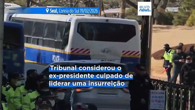 Ex-presidente da Coreia do Sul Yoon Suk-yeol condenado a prisão perpétua por impor a lei marcial