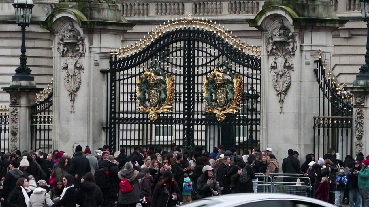 Buckingham Palace in London, as UK police arrest ex-prince Andrew on suspicion of misconduct