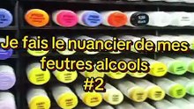 Je fais le nuancier de mes feutres alcools partie 2 - #drawing #dessin #feutrealcool #ohuhu #art