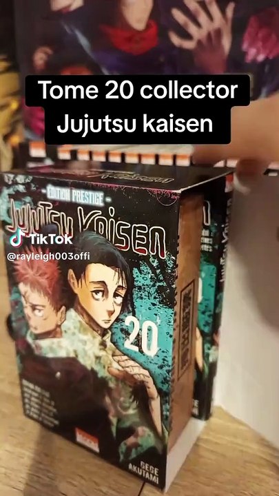 Tome 20 collector Jujutsu kaisen #manga #jujutsukaisen #satorugojo #yujiitadori #jujutsukaisencollection