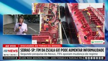 Sebrae-SP: Fim da escala 6x1 pode aumentar informalidade