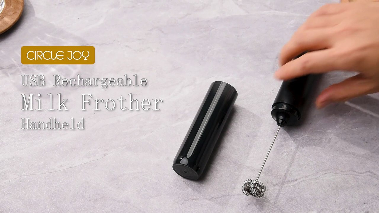 CIRCLE JOY Electric Milk Frother Handheld_1