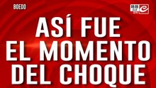 Asi fue el momento del choque