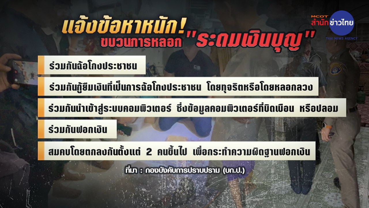 ภูมิต้านภัย : อ้างเงินบุญหลอกลงทุน “เงินพันแลกเงินล้าน”