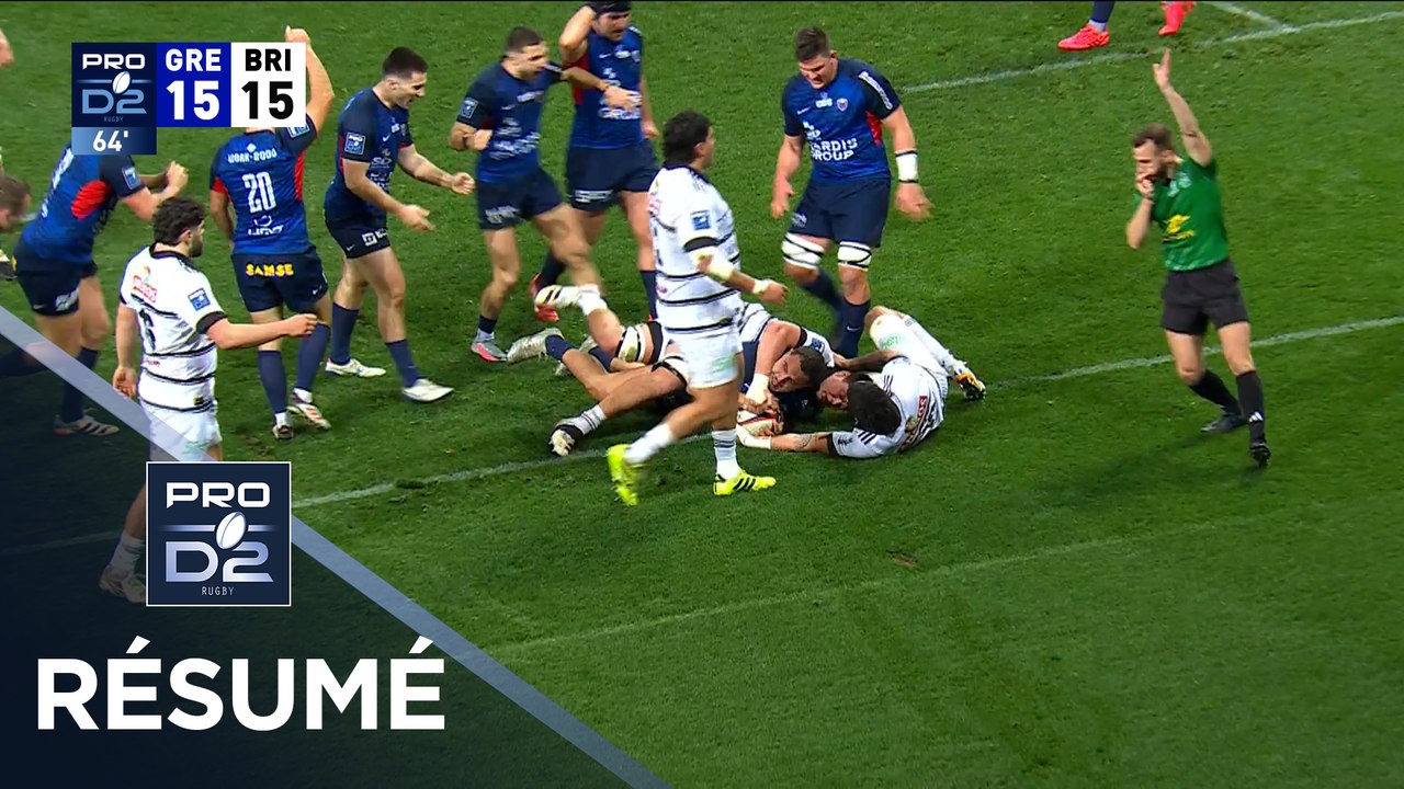 PRO D2 Saison 2025-2026 J21 - Résumé FC Grenoble Rugby - CA Brive