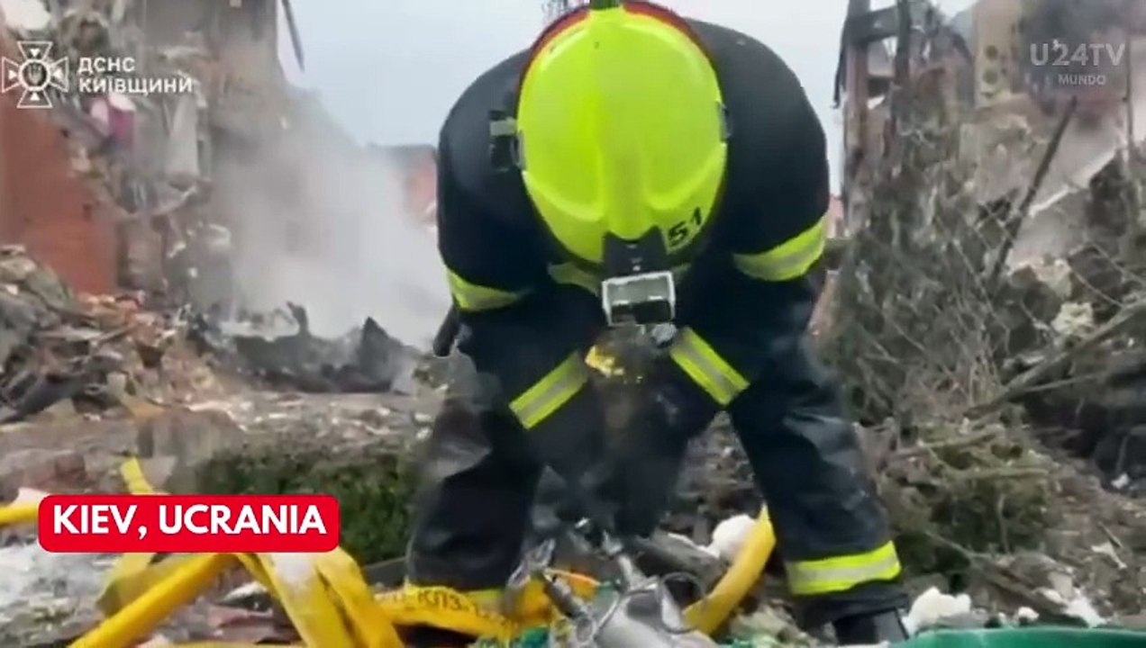 Masivo ataque aéreo ruso golpeó Kiev y otras regiones de Ucrania
