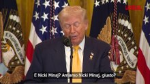 Trump: "Amo Nicki Minaj, la sua pelle ? cos? bella"