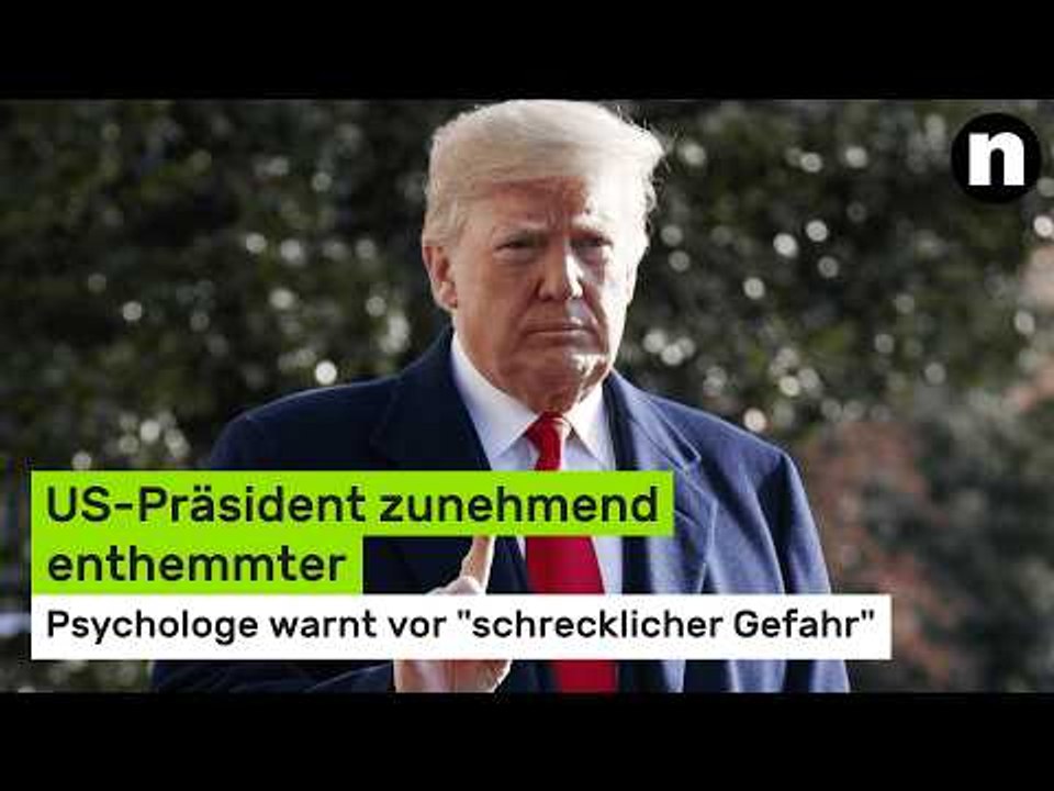 Donald Trump: US-Präsident zunehmend enthemmter - Psychologe warnt vor 'schrecklicher Gefahr'