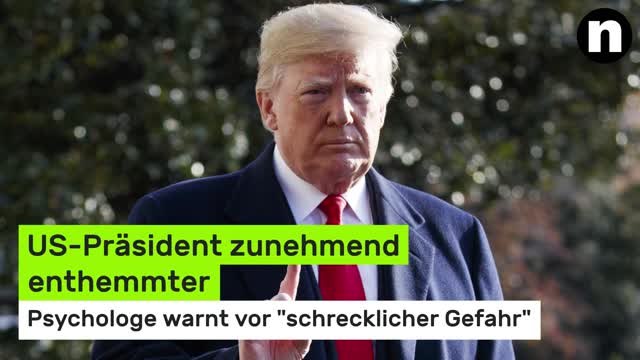 Donald Trump: US-Präsident zunehmend enthemmter - Psychologe warnt vor schrecklicher Gefahr