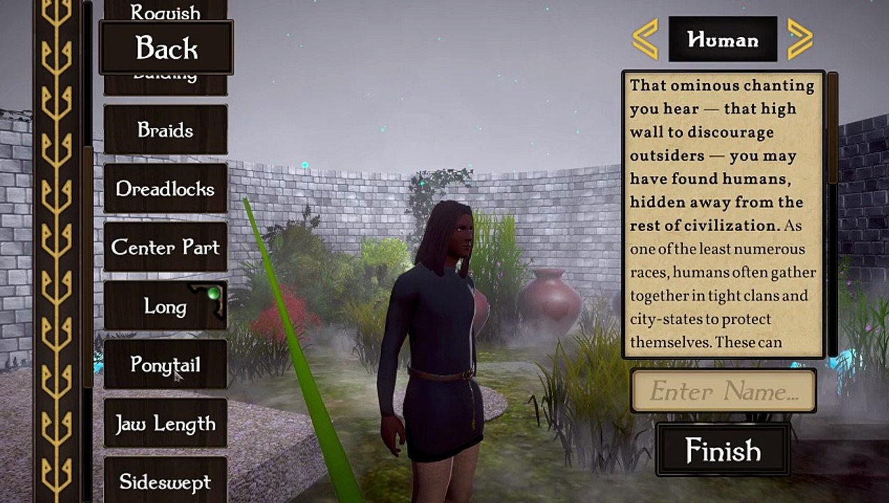 Runeflame - Character Creation