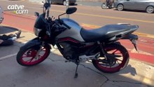 Motociclista de 23 anos ficou ferido em acidente com carro em Cascavel