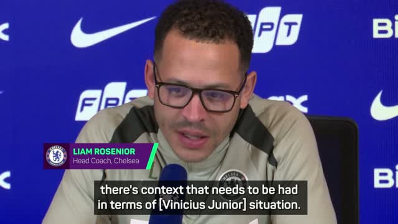 ''It's upsetting' - Rosenior reflects on Vinicius racism row