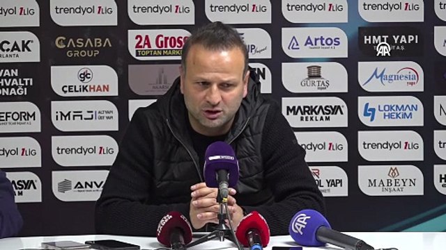 İmaj Altyapı Vanspor - Sipay Bodrum FK maçının ardından | Ajansspor | AA