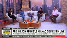 FREI GILSON reúne mais de 1,5 milhão de FIÉIS em LIVE