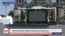 El Zócalo se convierte en sala de cine al aire libre | DPC con Paola Rojas