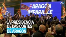 Azcón ofrece a Vox "un acuerdo global" que incluya la Presidencia de las Cortes de Aragón