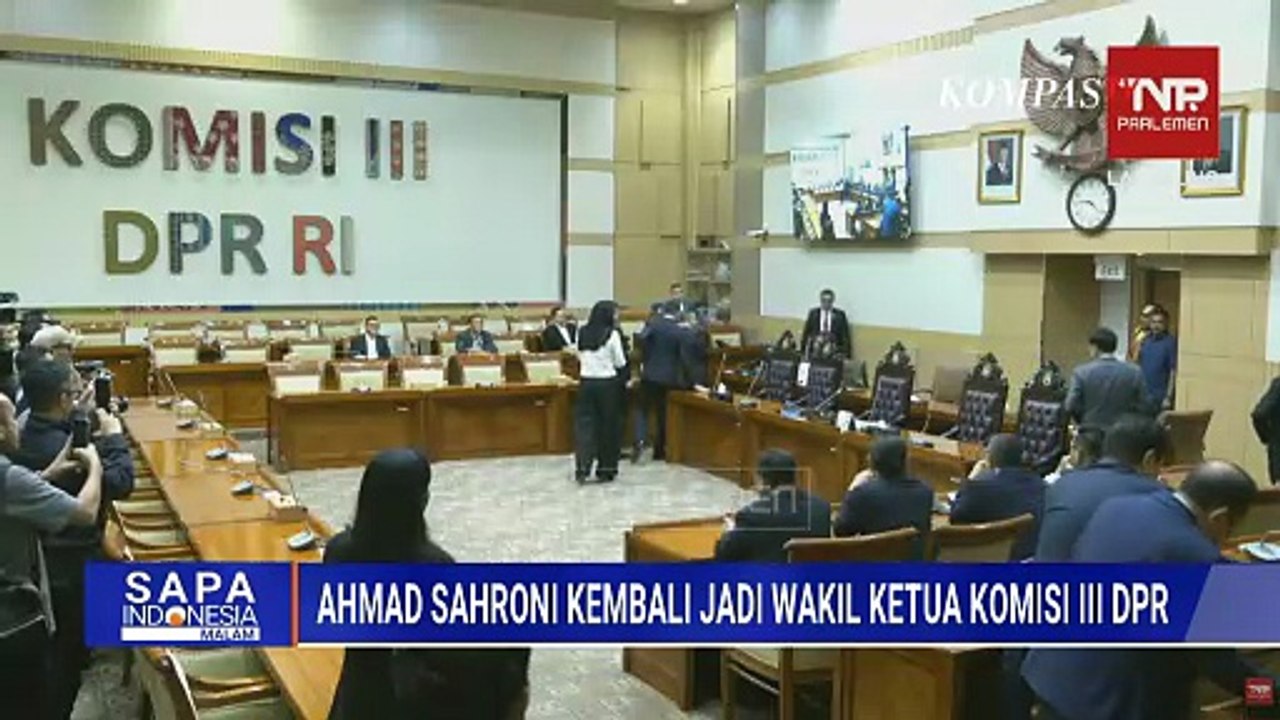 Resmi Jadi Wakil Ketua Komisi III DPR, Ahmad Sahroni: Mudah-mudahan Saya Lebih Baik ke Depannya
