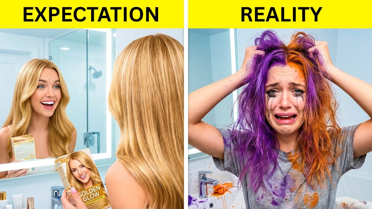 Problèmes de CHEVEUX et d'ONGLES longs ! ✨ Relooking beauté raté