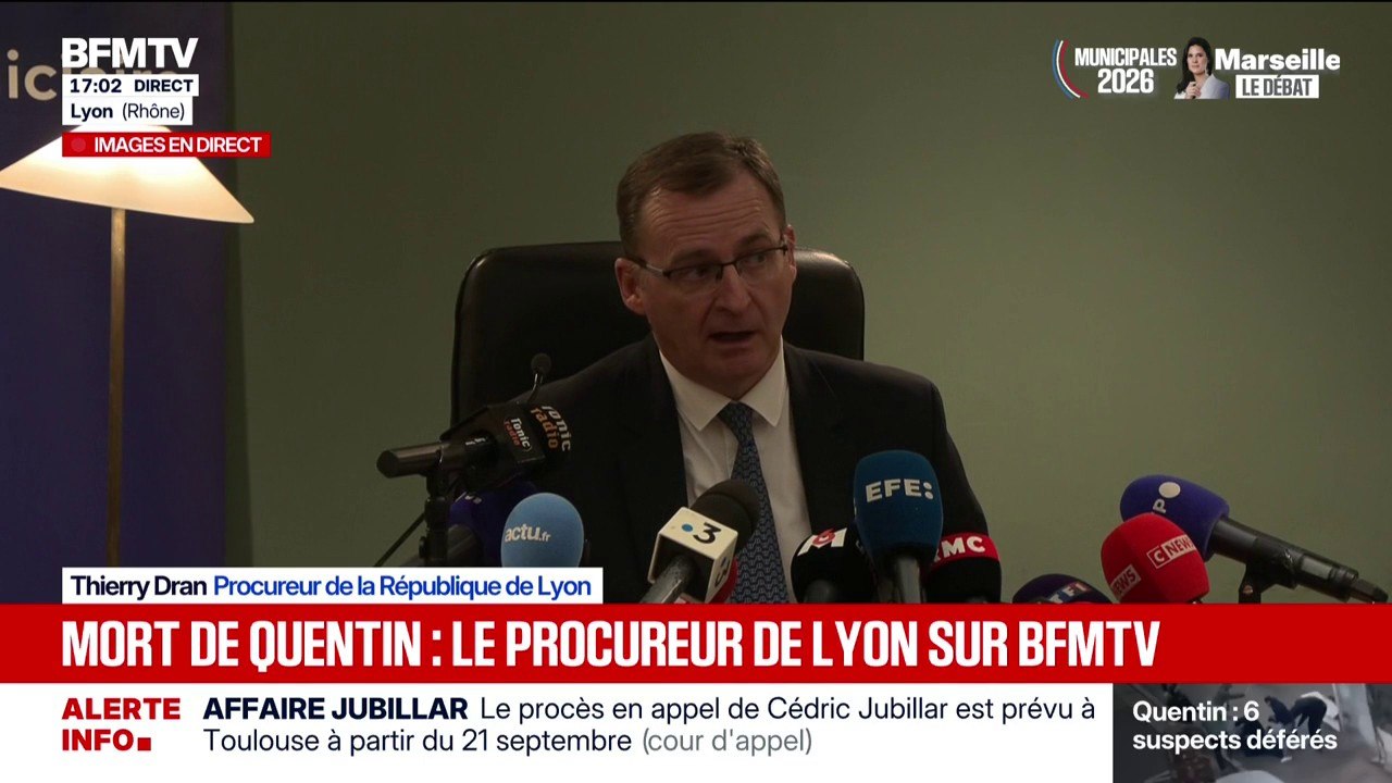 Mort de Quentin Deranque à Lyon: "À ce jour, ils restent plusieurs personnes à identifier", déclare le procureur de la République