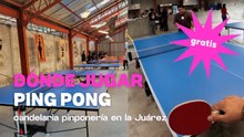 Ping pong gratis en CDMX: Candelaria Pinponería Juárez