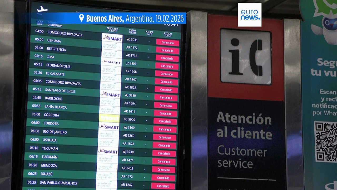 Huelga general en Argentina contra la reforma laboral de Javier Milei