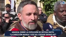 Abascal sobre la expulsión de Ortega Smith: "La dirección manda y eso va a seguir siendo así"