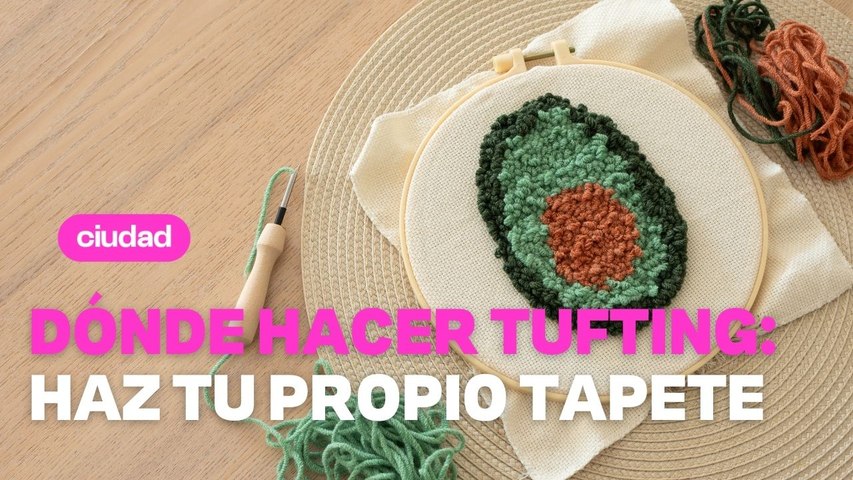 Taller de tufting en CDMX: aprende a hacer tu tapete