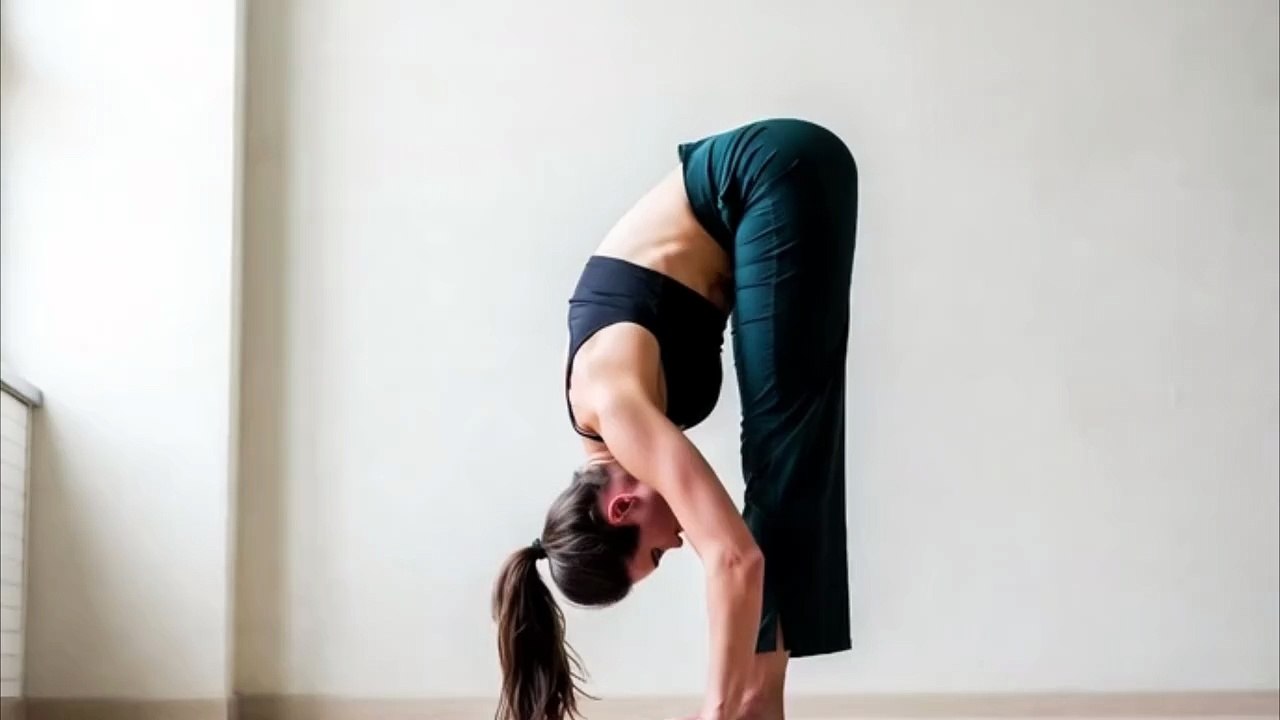 Relaxing Forward Bend Stretch