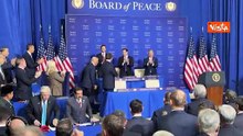 Trump apre Board of Peace: "Pace, parola semplice, ma difficile da mettere in pratica"