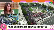 La fuerte opinión de Georgina Barbarossa sobre el paro de la CGT: "Los sindicalistas son todos..."