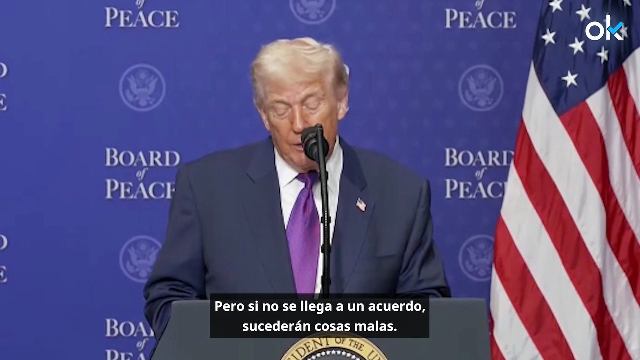 Trump amenaza a Irán: o llega a un "acuerdo significativo" o "pasarán cosas malas"