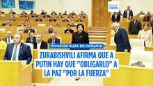 Zurabishvili afirma que a Putin hay que llevarlo a la paz por la fuerza