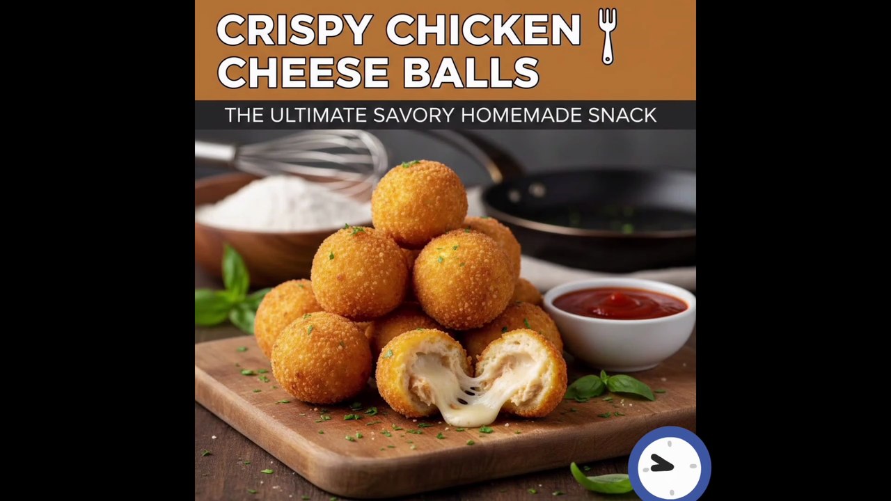 Crispy Chicken Cheese Balls Recipe: The Ultimate Savory Homemade Snack | snacks recipes