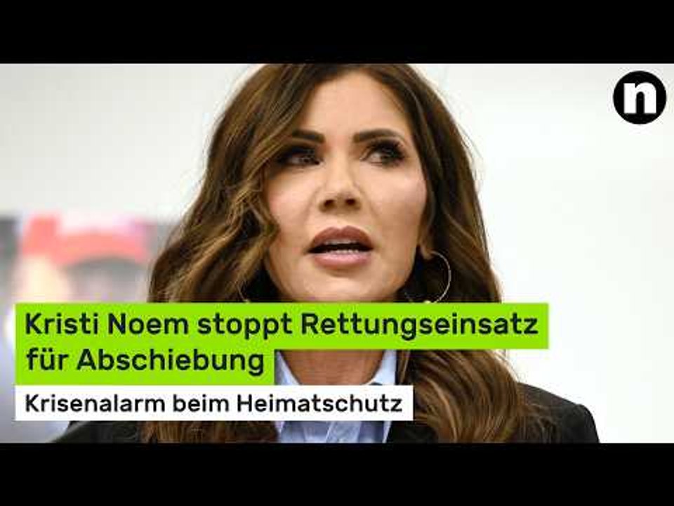 Donald Trump: Krisenalarm beim Heimatschutz – Kristi Noem stoppt Rettungseinsatz für Abschiebung