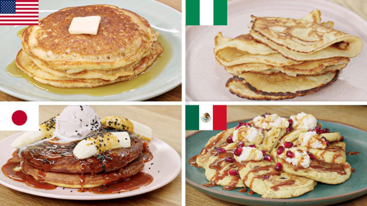 How Pancakes are Made in 11 Countries