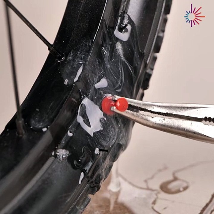 A satisfying tire repair! 💪💯