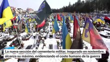La capacidad del cementerio militar ucranio llega a su máximo