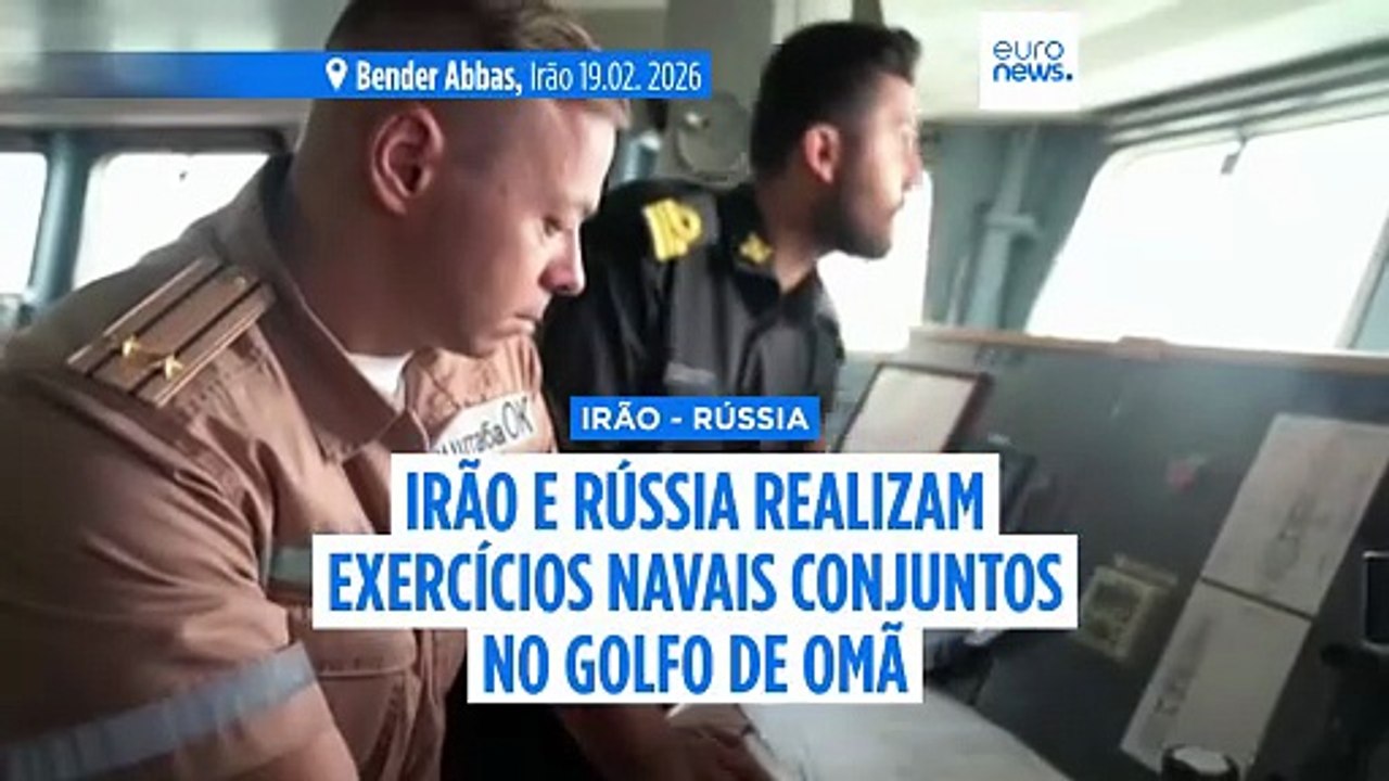 Irão e Rússia realizam exercícios navais conjuntos no Golfo Omã