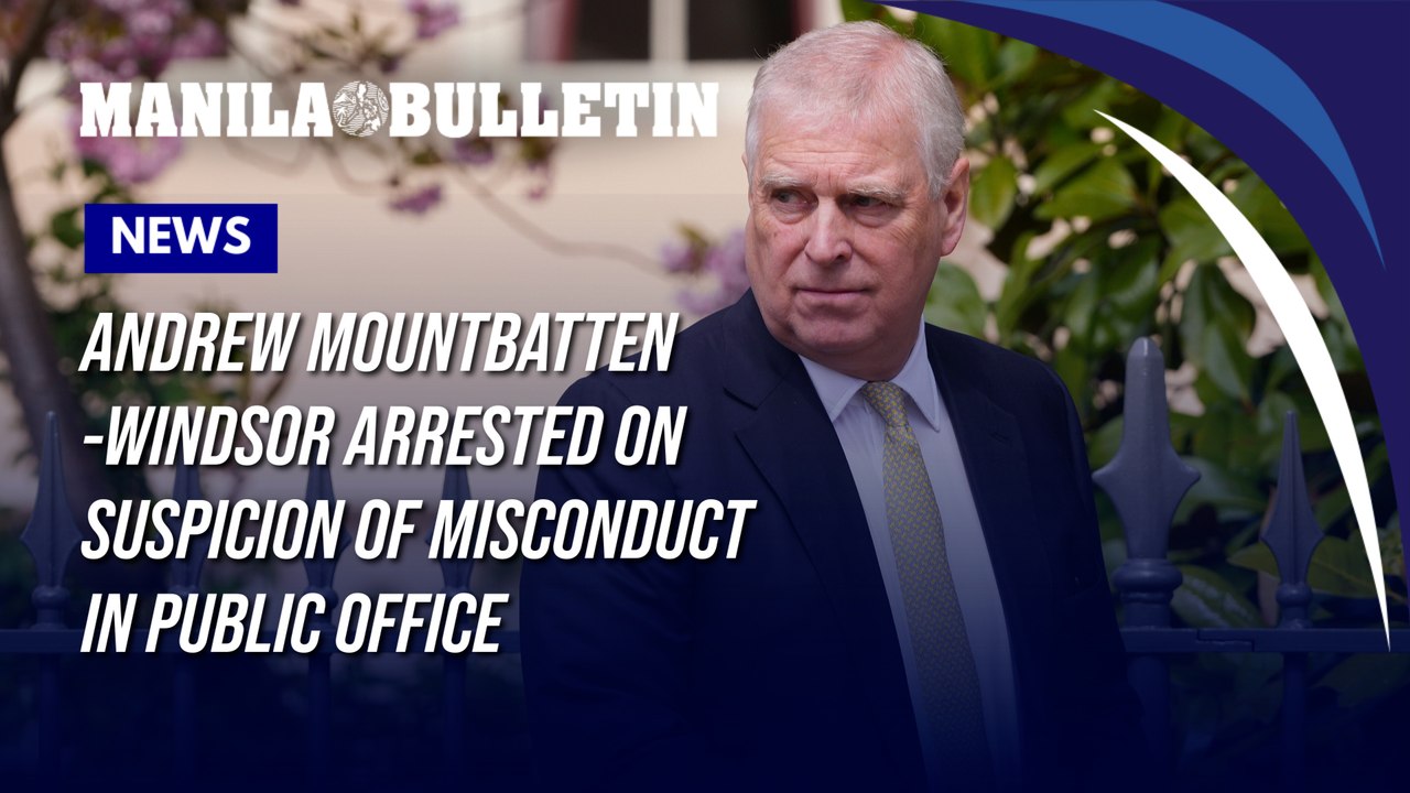 Andrew Mountbatten-Windsor arrested on suspicion of misconduct in public office
