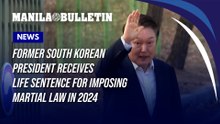 Former South Korean president receives life sentence for imposing martial law in 2024