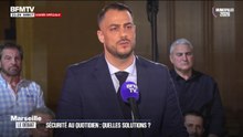 Municipales à Marseille: Sébastien Delogu (LFI) veut "ramener une police de proximité qui servira de grand frère, à faire le lien avec une population qui regarde la police différemment qu'avant"