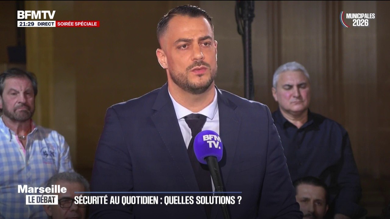 Municipales à Marseille: Sébastien Delogu (LFI) veut "ramener une police de proximité qui servira de grand frère, à faire le lien avec une population qui regarde la police différemment qu'avant"