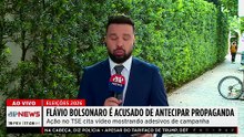 JUSTIÇA OU PERSEGUIÇÃO? Flávio Bolsonaro é acusado de antecipar propaganda eleitoral
