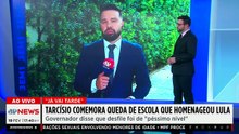 Tarcísio comemora queda de escola de samba que homenageou Lula: “Já vai tarde”