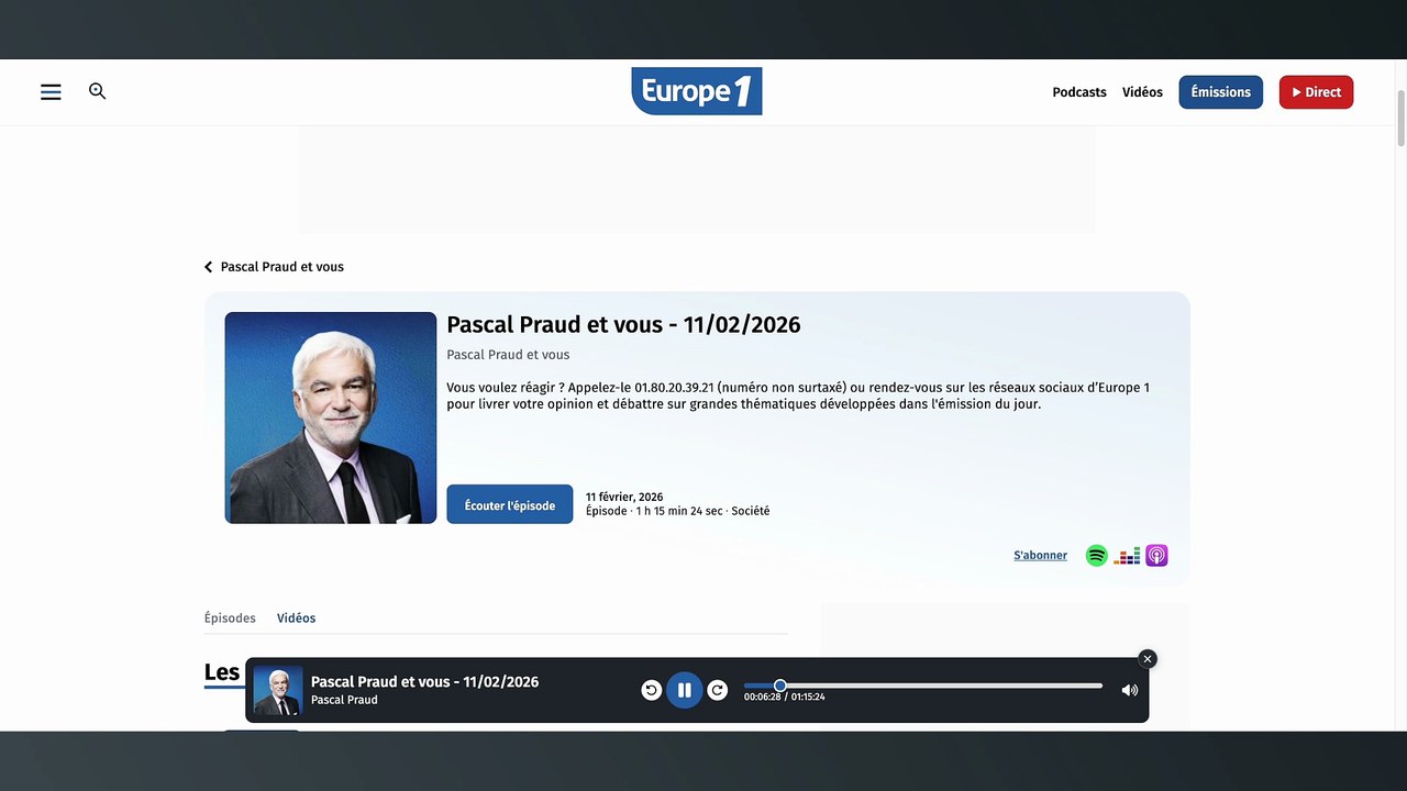 SERGE LAMA : le Film avec Pascal Praud sur EUROPE 1 - Un film de David Serero (2026)