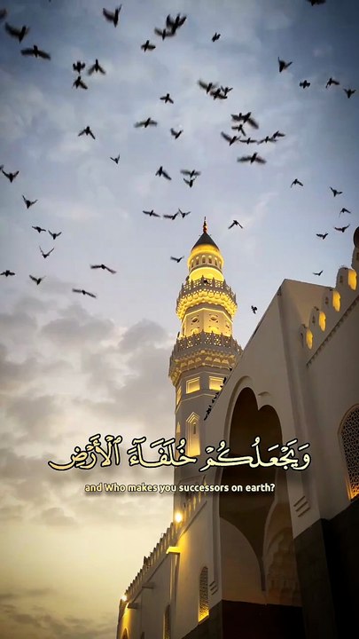 ﴿ أَمَّنْ يُجِيبُ الْمُضْطَرَّ إِذَا دَعَاهُ وَيَكْشِفُ السُّوءَ ﴾