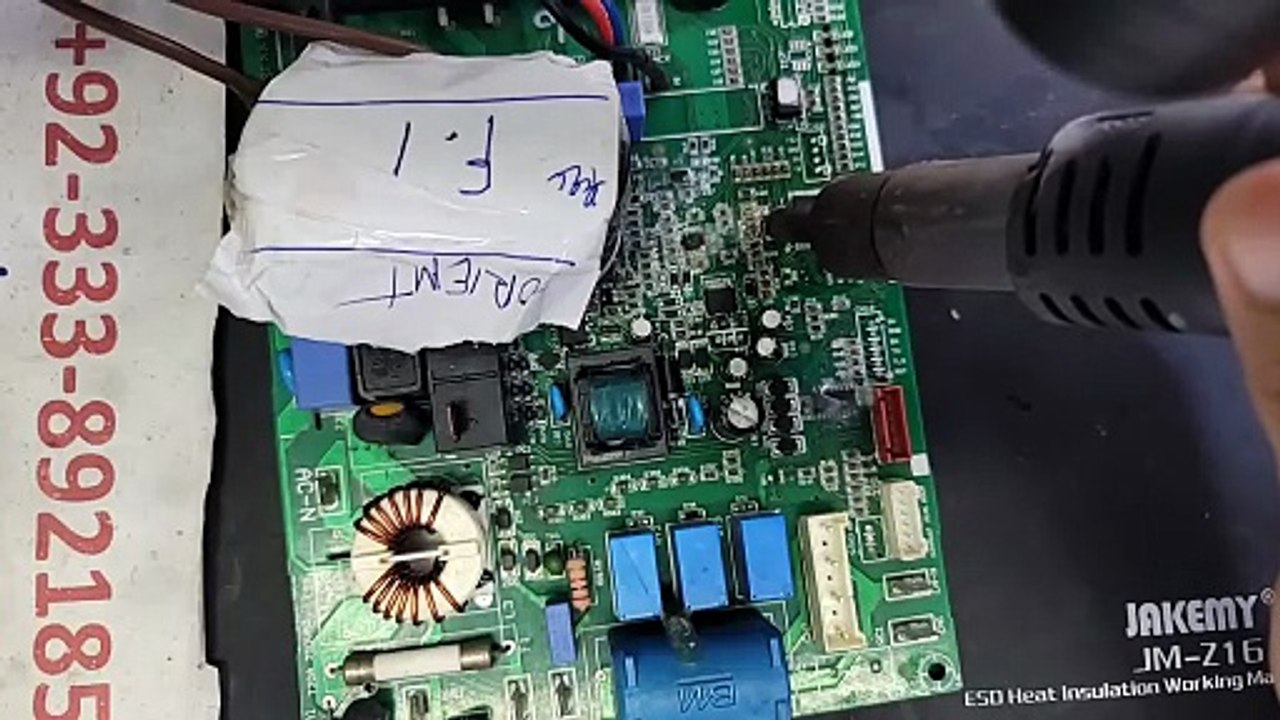 PEL Orient Dc inverter ac F1 E5 error outdoor pcb Dc inverter ac pcb world's best repairing center