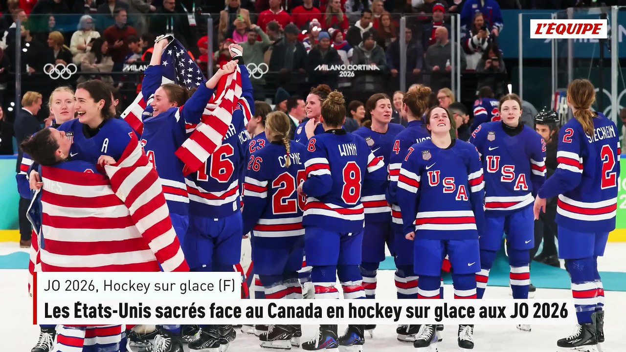 Au bout du suspense, les États-Unis sacrés face au Canada en hockey sur glace aux JO 2026 - JO 2026 - Hockey sur glace (F)