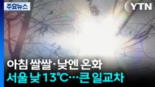 [날씨] 대체로 맑고 일교차 커...낮동안 스모그 유입, 서쪽 공기 탁해 / YTN